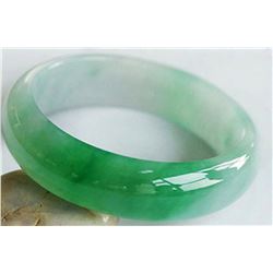 Natural  Green JADE/Jadite Type A  Bangle