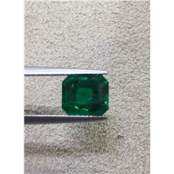 Natural Vivid Green Columbian Emerald 3.32 Cts - GRS