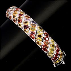 Natural Top Fancy Colors Sapphire 199 Ct Bangle