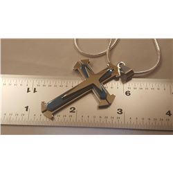 AMAZING MULTI COLOR MULTI DIMENTIONAL CROSS PENDANT
