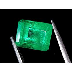 Natural Forest Green Zambian Emerald 7.10 Ct