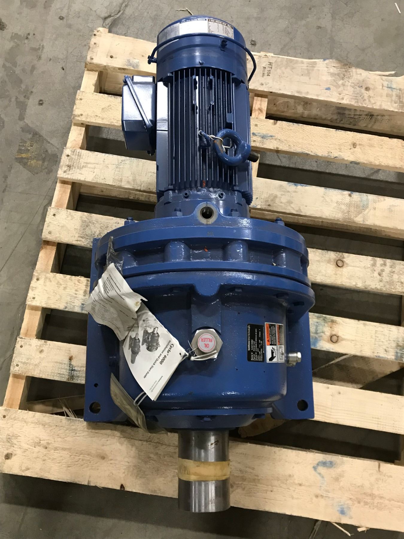 SUMITOMO 71/2 HP SMCYCLO 3 PHASE INDUCTION GEAR MOTOR BTM Industrial