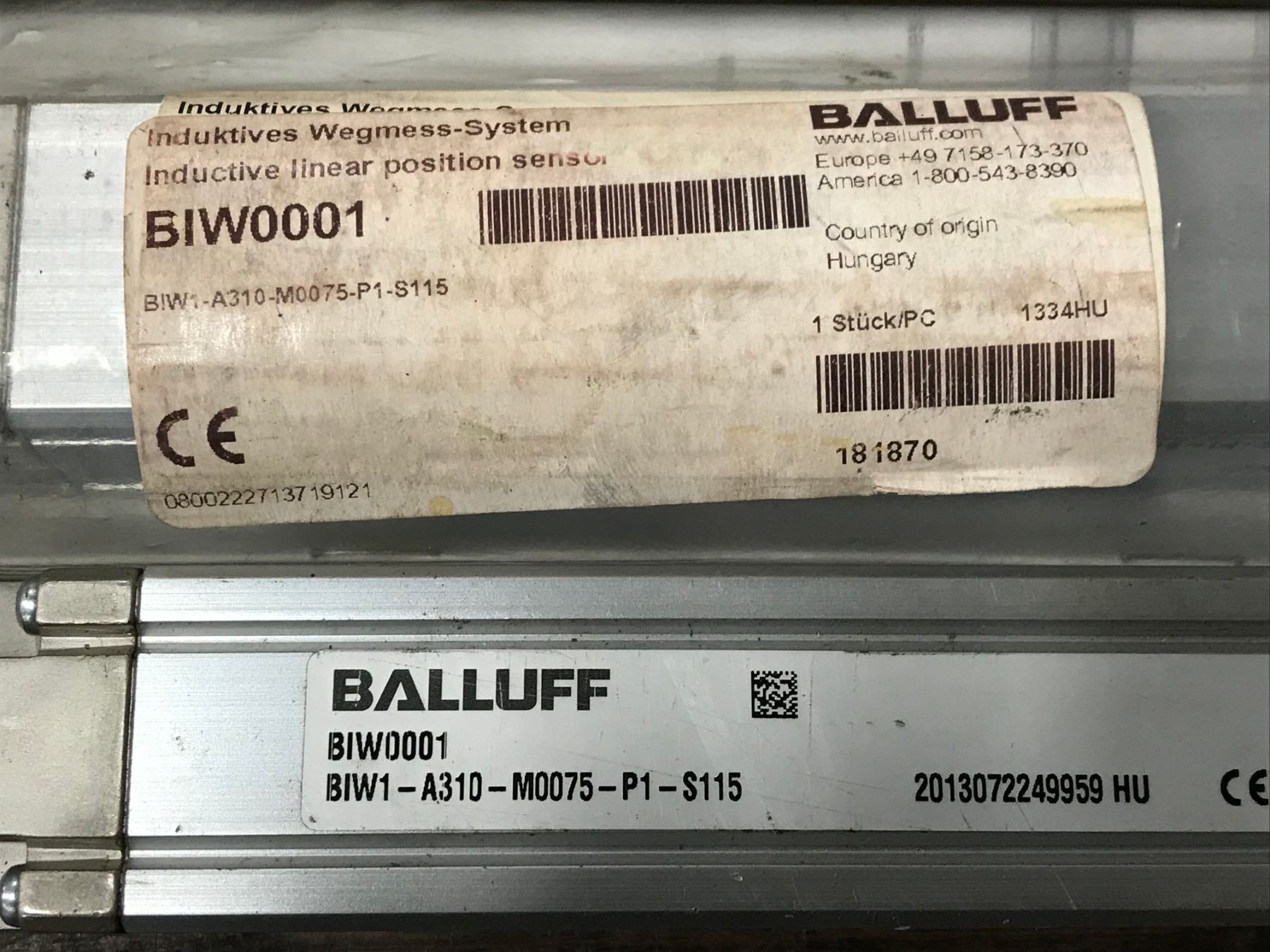 LOT OF BALLUFF MICRO PULSE LINEAR POSITION SENSOR