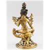 Image 3 : Chinese Gilt Bronze Green Tara Statue