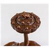 Image 4 : Chinese Fine Wood Carved Lotus and Frog Decoration