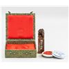 Image 1 : Chinese Shoushan Dragon Seal with Red Ink and Case