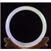 Image 1 : Burma Two Color Jadeite Carved Bangle