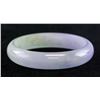 Image 2 : Burma Two Color Jadeite Carved Bangle