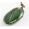Image 3 : Chinese Green Jade Carved Shouxin Toggle
