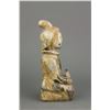 Image 2 : Chinese Large Celadon Jade Carved Figure