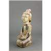 Image 4 : Chinese Large Celadon Jade Carved Figure