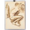 Image 2 : Francesco Cangiullo Italian Modernist Ink on Paper