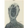Image 1 : Polish Surrealist Ink on Paper Signed Illegibly