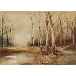 Unknown Artist Watercolor on Paper