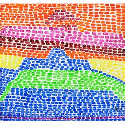 Alma Thomas American Abstract Oil on Canvas