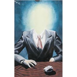 Rene Magritte Belgian Surrealist Gouache on Paper
