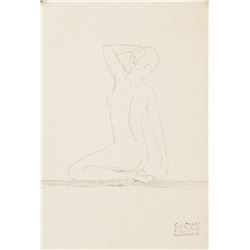 Gustav Klimt Austrian Art Nouveau Graphite Paper