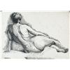 Image 1 : Italian Modernist Ink on Paper Signed Illegibly