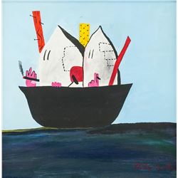 Philip Guston American Abstract OOC Stamped