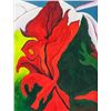 Image 1 : Georgia O'Keeffe American Modernist Oil on Canvas