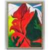 Image 2 : Georgia O'Keeffe American Modernist Oil on Canvas