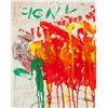 Image 1 : Cy Twombly American Abstract Oil on Canvas