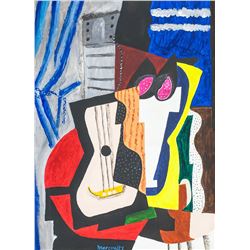 Louis Marcoussis French Modernist Oil on Canvas