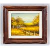 Image 2 : Original Oil on Canvas Signed J.Germano Landscape