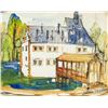 Image 1 : Maurice Utrillo French Watercolor and Ink on Paper