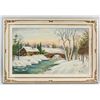 Image 2 : M. Armstrong Canadian Oil on Panel Landscape