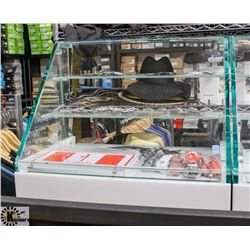 3 TIER COUNTER TOP ANGLE FACE SHOWCASE.