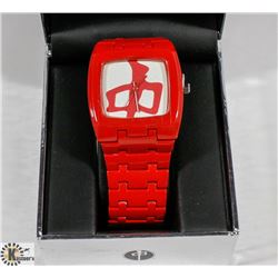 RED DRAGON RED MENS ANALOG WRIST WATCH