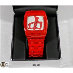 RED DRAGON RED MENS ANALOG WRIST WATCH