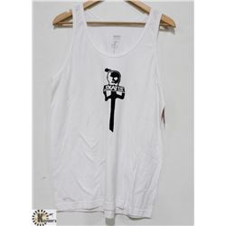 RED DRAGON WHITE "SKATES" MENS TANK TOP: SIZE MED