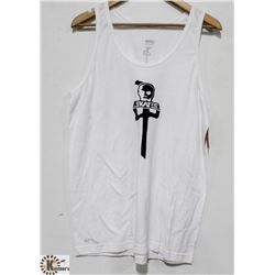 RED DRAGON WHITE "SKATES" MENS TANK TOP: SIZE LRG