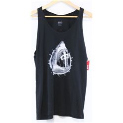 RED DRAGON BLACK "SHARK" MENS TANK TOP: SIZE MED