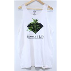 DIAMOND WHITE MENS "DIAMOND LIFE" TANK TOP: