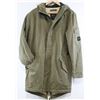 Image 1 : RVCA MENS ARMY GREEN SHERPA LINED JACKET: