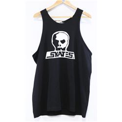 SKATES BLACK MENS TANK TOP: SIZE XL