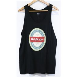 RED DRAGON BLACK MENS TANK TOP: SIZE MED