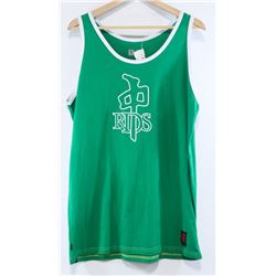 RED DRAGON GREEN/ WHITE MENS TANK TOP:SIZE LARGE