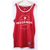 Image 1 : RED DRAGON RED/ WHITE MENS TANK TOP: SIZE LARGE