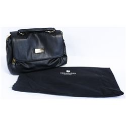 RED DRAGON WOMENS PURSE: BLACK W/ GOLD TRIM