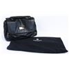 Image 1 : RED DRAGON WOMENS PURSE: BLACK W/ GOLD TRIM