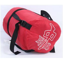 RED DRAGON RED SLEEPING BAG IN A COMPRESSION BAG