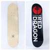 Image 1 : RED DRAGON BLACK & RED SKATE DECK 8"
