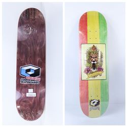 CONSOLIDATED MULTICOLOR LION SKATE DECK 8.25"