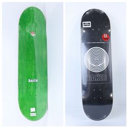 RILEY HAWK PRO MODEL BLACK/ GREEN SKATE DECK