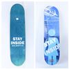Image 1 : GIRL SKATE CO. "STAY INSIDE" BLUE SKATE DECK 8"