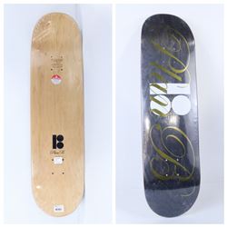 PLAN B PRO TEAM BLONDE/ BLACK SKATE DECK  8.500"